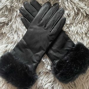 Beautiful Leather Ladies Gloves in excellent condition, medium